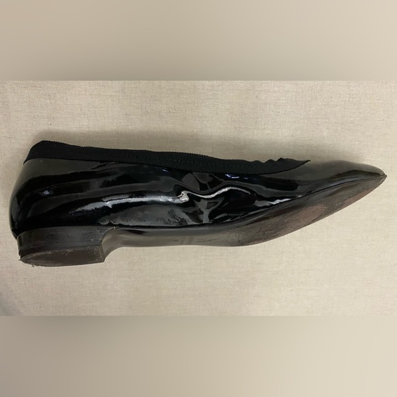 LANVIN-Black Patent with Gros Grain Fabric, size 41 EU - Picture 3 of 8